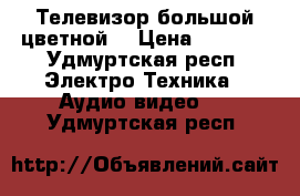 Телевизор большой цветной. › Цена ­ 1 000 - Удмуртская респ. Электро-Техника » Аудио-видео   . Удмуртская респ.